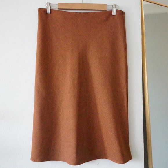 Dresses & Skirts - NWT Women's Rust Colored Knee Length Skirt, Business Professional | Size L